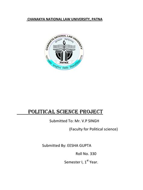 Image result for Political Science Project Paper Design