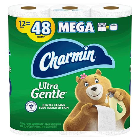 Charmin Ultra Gentle 12 Mega Rolls = 48 Regular Rolls : Amazon.in ...