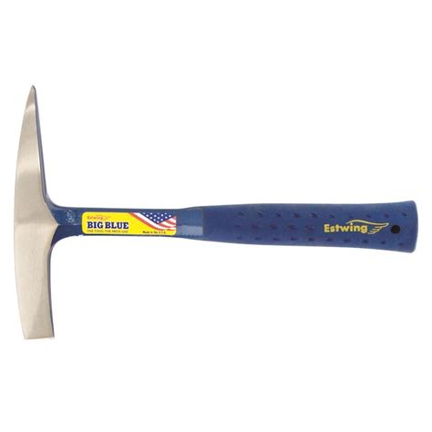 Estwing 14-oz Beveled Face Steel Head Rubber Brick Specialty Hammer E3 ...