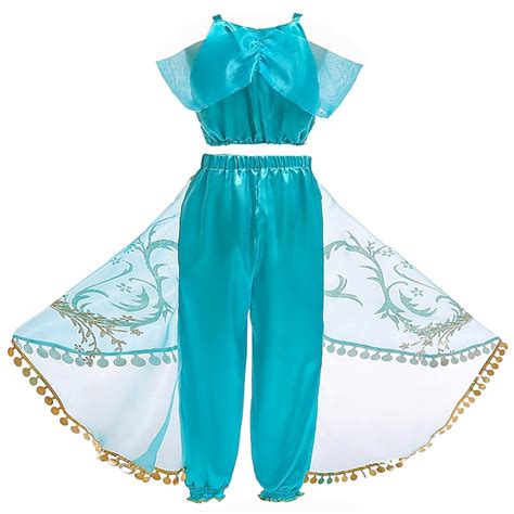 Princess Jasmine Costume Girls' Fairytale Theme Performance Cosplay ...