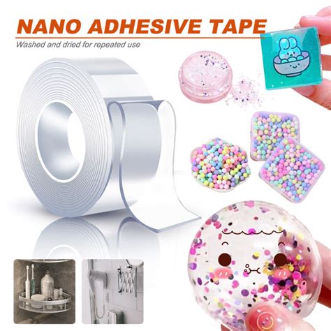 [Same Day Ship] 1M/3M Nano Double Sided Tape Strong Viscosity ...
