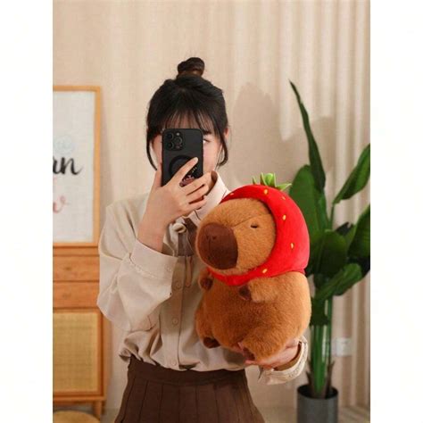 40CM. Cute Capybara Plush Doll. A Capybara Stuffed Animal With A ...