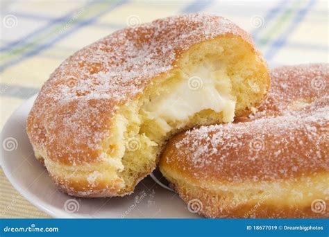 Cream Cheese Paczki stock image. Image of custard, berliners - 18677019
