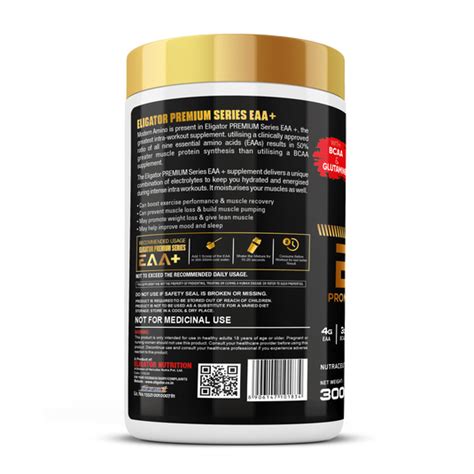 Eligator EAA+ (Essential Amino Acid) - 300g (30 Servings) – Eligator ...