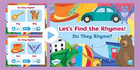 Do They Rhyme? Rhyming Words PowerPoint Game