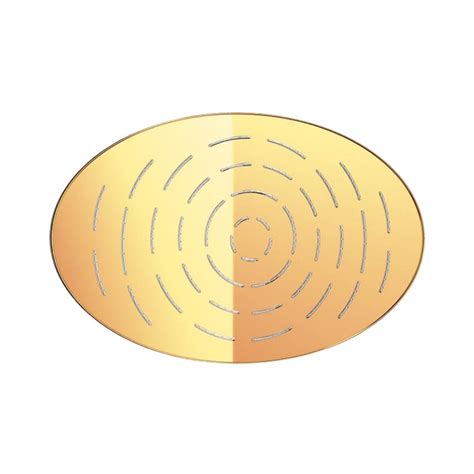 Jaquar Single Flow Overhead Showers OHS-GLD-1635 - Full Gold on Decure.in