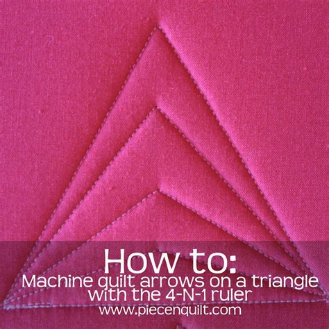 Image result for Machine Lines Over Triangle Quilt Tutorial