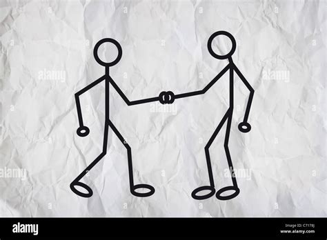 Image result for Two Figures Shaking Hands