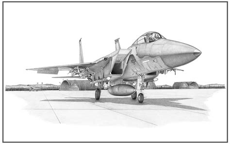 F15 Eagle Drawing