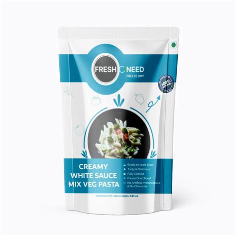Creamy White Sauce Mix Veg Pasta – Freshoneed