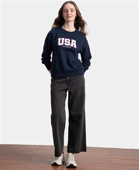 Buy Super Combed Cotton Rich Fleece Fabric Oversized Printed Sweatshirt ...
