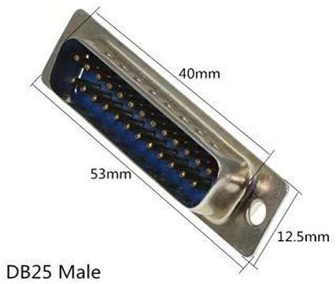 ERHIndia (2 Pair) DB25 Connector Male and Female 25 Pin Electrical ...