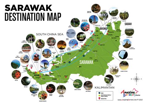 サバの地図 — アメイジングボルネオツアー Amazing Borneo Tours Japan