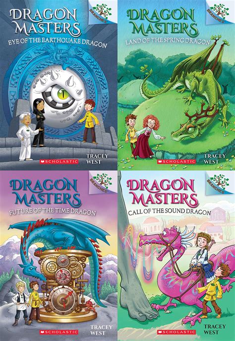 Dragon Masters Series Collection Set (Books 13 - 16) by Tracey West ...