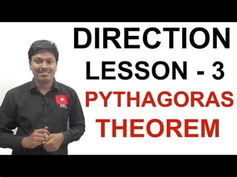 Direction: Pythagoras Theorem - Lesson 3 Video Lecture - Crash Course ...