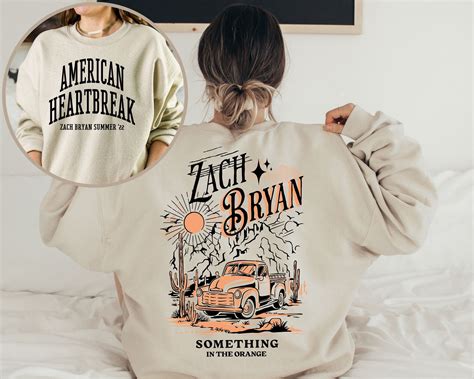 Zach Bryan Something In The Orange Sweatshirt, American Heartbreak ...