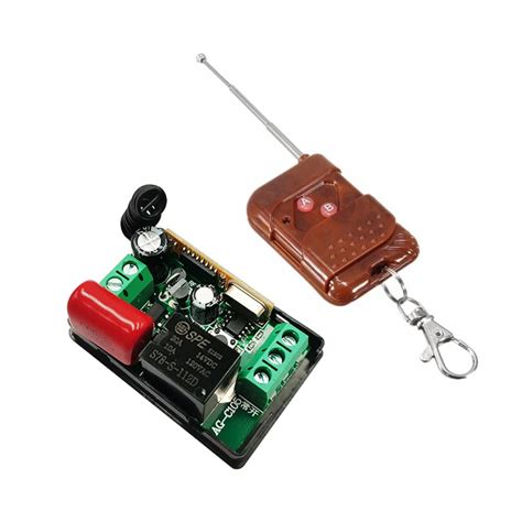 SiSAH 220 V, 1CH Channel 433Mhz Wireless Remote Control Switch Receiver ...