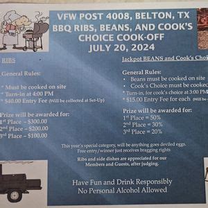 Annual Renegade Rib Cook-Off, 2311 S Pearl Street, Belton, TX, 20 July ...