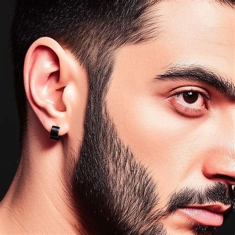 Buy Now Premium Nose & Ear Ring - ORIC BLACK - 8mm Titanium Steel Hoop ...