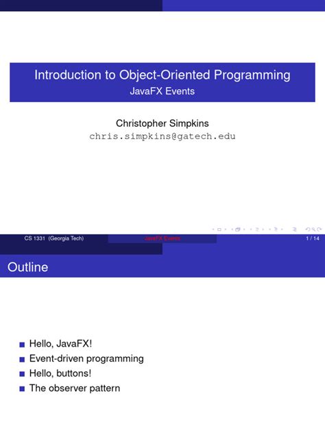 Image result for JavaFX Events