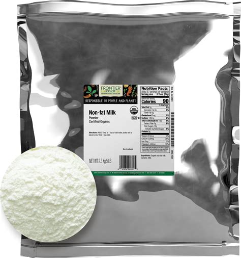 Amazon.com : NOW Foods, Organic Non-Fat Dry Milk Powder with Protein ...