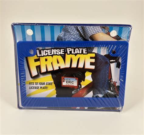 License Plate Frames for Personalized License Plates – Brothers Manufacturing