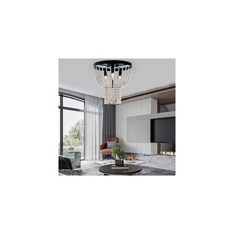 Buy Farmhouse Bedroom Vintage Flush Mount Ceiling Light Unitary Brand ...