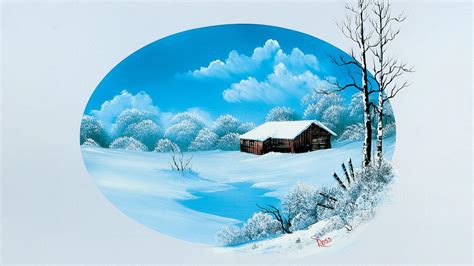 Best of the Joy of Painting - Oval Barn - Twin Cities PBS - painting of a barn