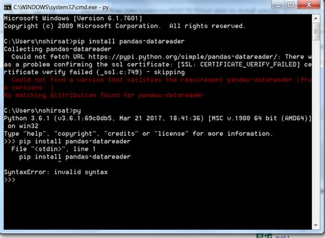 Python DataReader Pandas Syntax 的图像结果