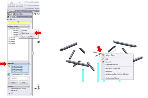 Image result for Explode Body SolidWorks