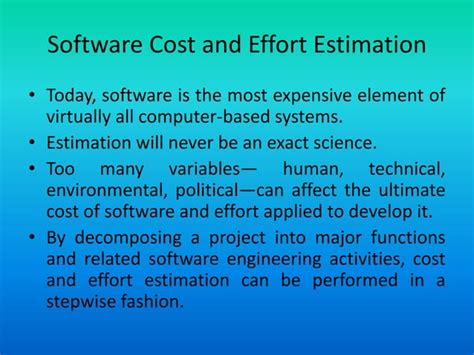 The Algorithm of Cost Modelling and Its Difficulties in Software Engineering 的图像结果
