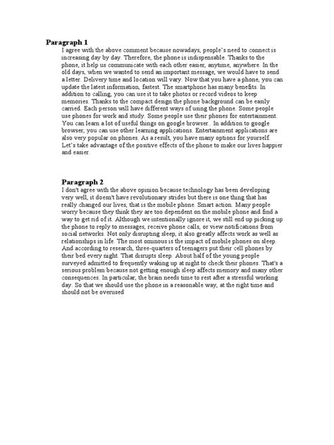 Image result for 1 Paragraph Example