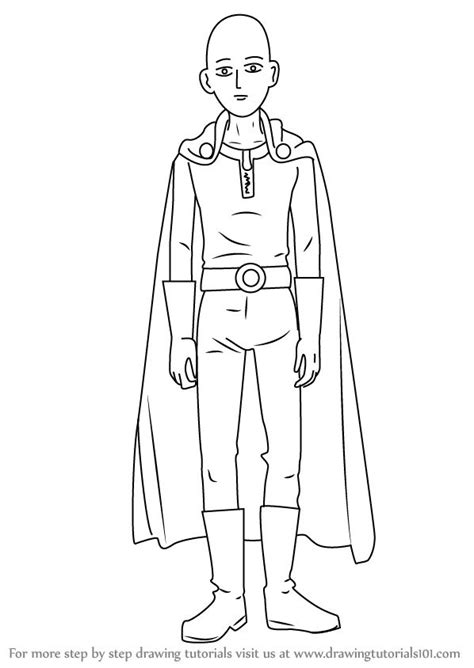 Image result for Saitama Drawing Tutorial