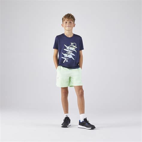 Kids' Tennis T-Shirt Essential - Navy Blue