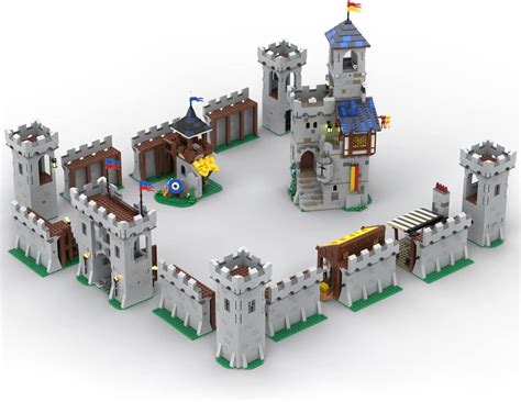 Buy PHYNEDI Medieval Series Castle Bricks Model, Creative Construction ...