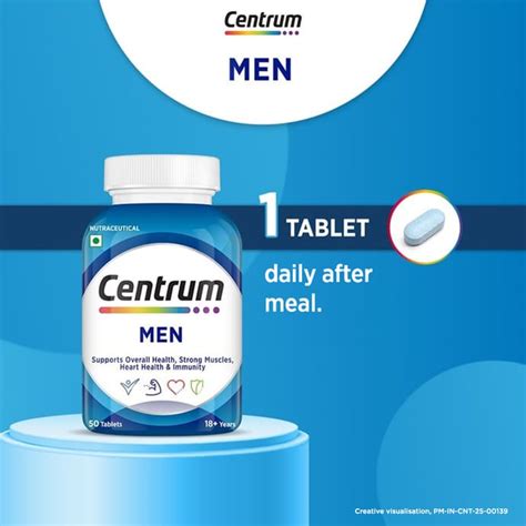 Buy Centrum Men 50 Tablets for INR 658.00 | Centrum