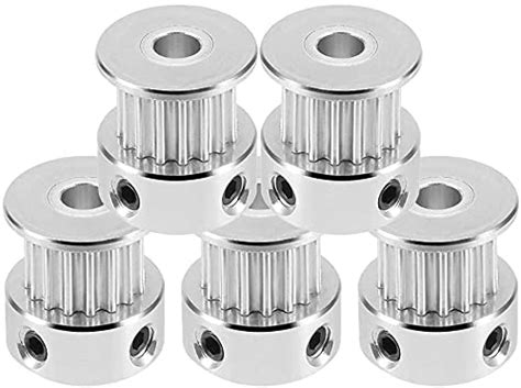 REES52 GT2 16 Teeth 5mm Bore Timing Pulley Aluminum Synchronous Wheel ...