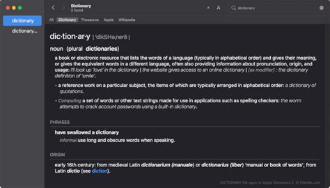Image result for Dictionary File
