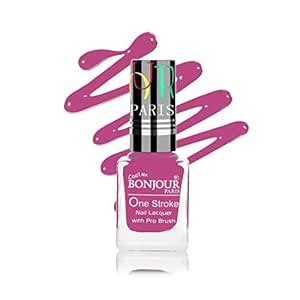 Buy Bonjour Paris Glossy Matte Nail Polish (Rose Blush - Pink) 9 ml ...