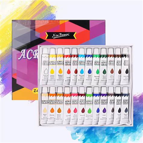 Store2508 Willows Acrylic Paint Set – 24 Premium Acrylic Paint Tubes ...