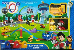 AS TOYS Paw Patrol Orbital Construction Train Track Set Toy (Multicolor ...