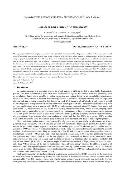 Random Number Generators in Cryptography 的图像结果