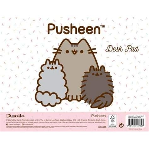 Buy Pusheen Desk Pad Official 2019 Calendar - Desk Pad Format Book ...