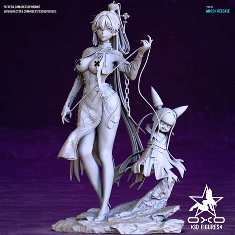 👾 Yinlin Anime Figure (NSFW)・Archivo 3D para Impresión 3D・Cults