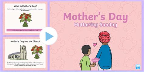 Mother's Day Presentation for KS1 Children