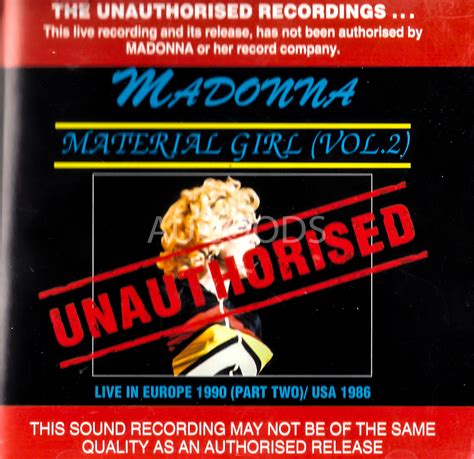 Madonna - Material Girl (VOL.2) BRAND NEW SEALED MUSIC ALBUM CD - AU ...