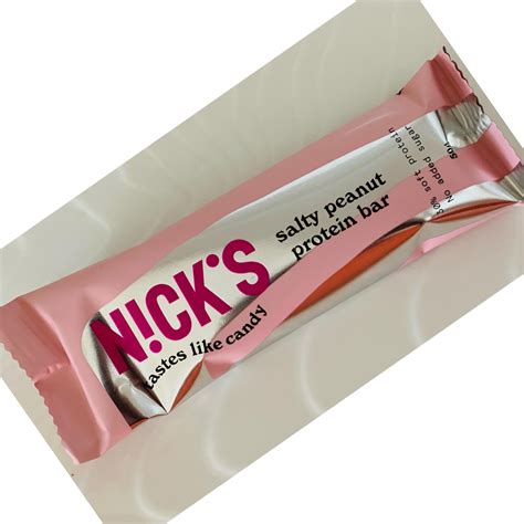 Nicks Protein Bar, Salty peanut 50g – ToLowCarbs Norge