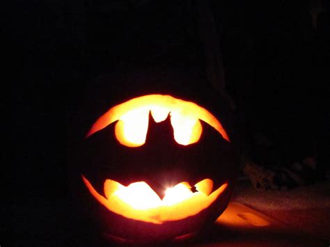 Batman Symbol Pumpkin Carving Stencils