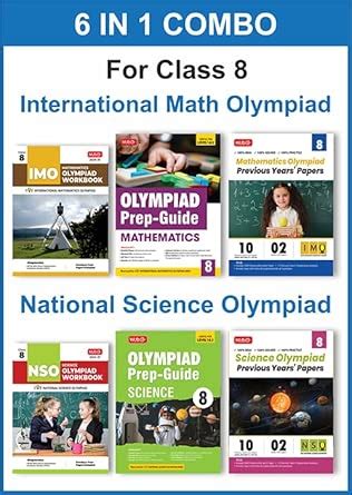 Buy MTG Class-8 (Mathematics & Science) IMO-NSO Olympiad Workbook, Prep ...
