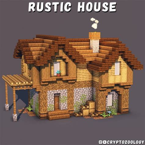 Image result for Rustic Minecraft House Tutorial